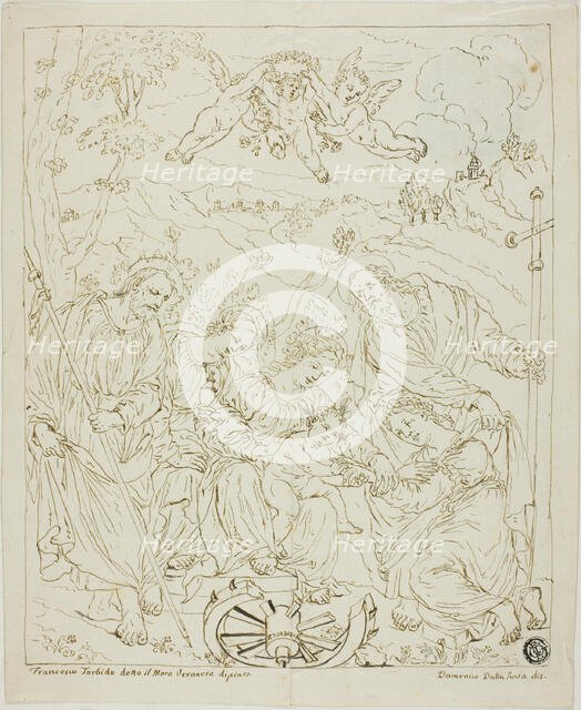 Marriage of Saint Catherine, n.d. Creator: Domenico dalla Rosa.