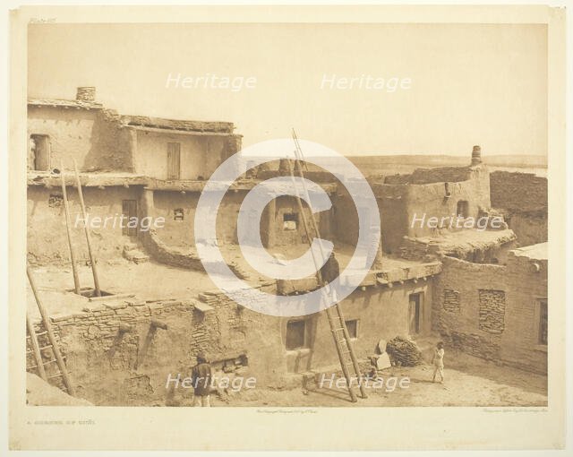 A Corner of Zuni, 1903. Creator: Edward Sheriff Curtis.