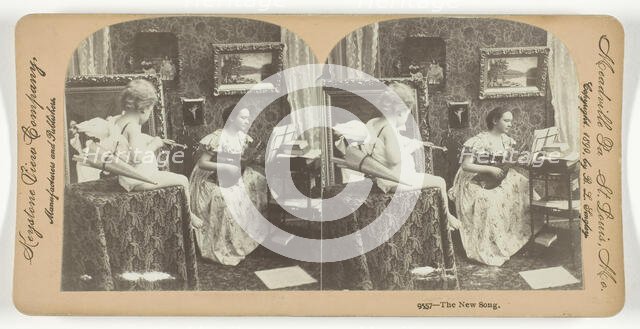 The New Song, 1899. Creator: Keystone View Company.