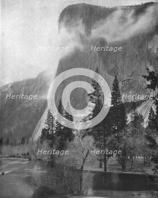 El Capitan, Yosemite, California, USA, c1900.  Creator: Unknown.