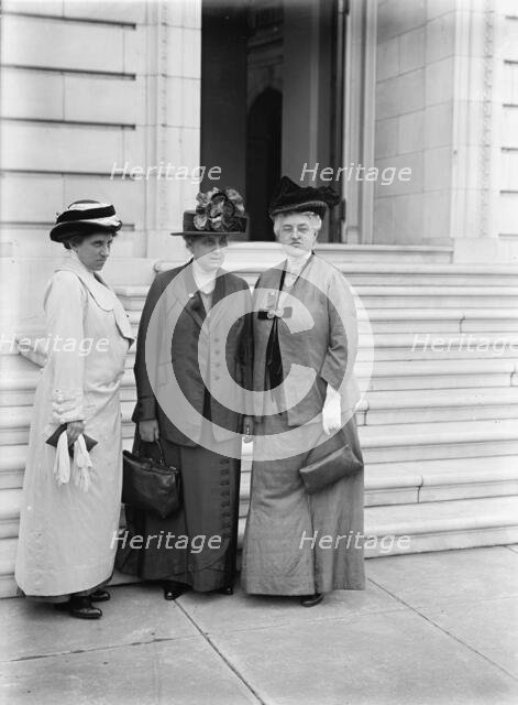 Julia Lathrop, Jane Addams and Mary E. McDowell, 1913.  Creator: Harris & Ewing.