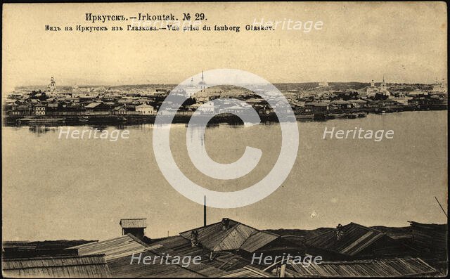 Irkutsk View of Irkutsk from Glazkov, 1904-1917. Creator: Unknown.