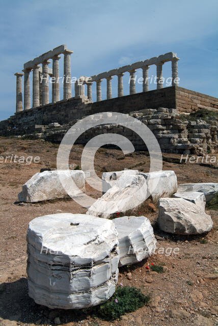 Sounion, Greece, 2003. Creator: Ethel Davies.