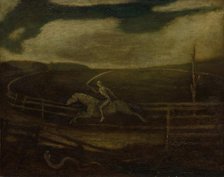 The Race Track (Death on a Pale Horse), c. 1896-1908. Creator: Albert Pinkham Ryder (American, 1847-1917).