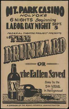 The Drunkard, Holyoke, MA, 1938. Creator: Unknown.