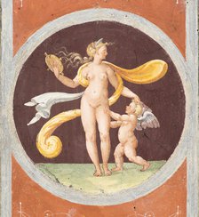 Venus with the mirror, 1527. Creator: Romano, Giulio (1499-1546).