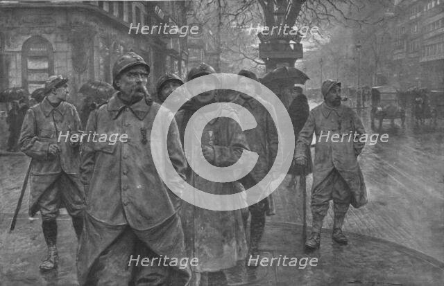 ''Les boulevardiers de 1916.', 1916. Creator: J Simont.