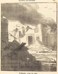 L'empire c'est la paix, 1870. Creator: Honore Daumier.