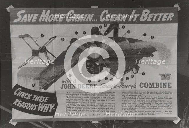 Advertising poster, Caldwell, Idaho,  1941-06. Creator: Russell Lee.