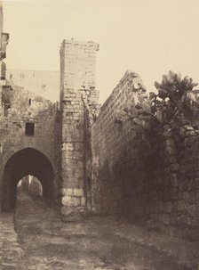 Jérusalem. Massif de la Tour Antonia, 1860 or later. Creator: Louis de Clercq.