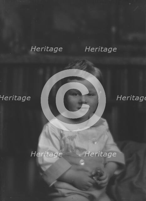 Churchill, Winston, Mrs., baby of, portrait photograph, 1916 Apr. 14. Creator: Arnold Genthe.