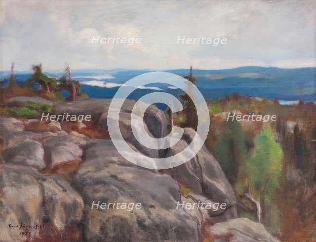 Landscape (Maisema Kolilta), 1929. Artist: Järnefelt, Eero (1863-1937)