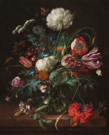 Vase of Flowers, c. 1660. Creator: Jan Davidsz de Heem.