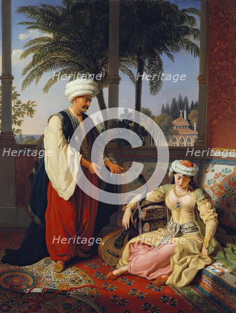 The Turkish Woman ("Infidelity"), 1825. Creator: Johann Peter Krafft.