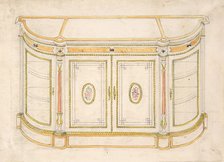 Cabinet Design, 19th century. Creator: Anon.