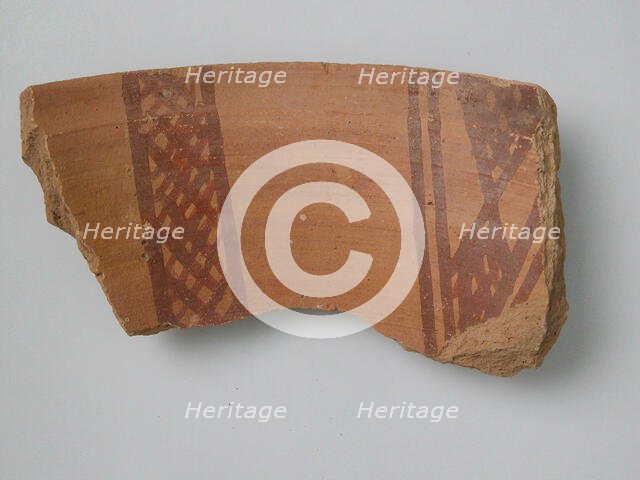 Pot Fragment, Coptic, 4th-7th century. Creator: Unknown.