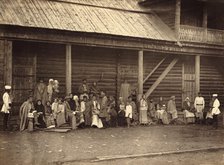 Hard Labor Convicts Visiting with Their Families, 1891. Creator: Aleksei Kuznetsov.
