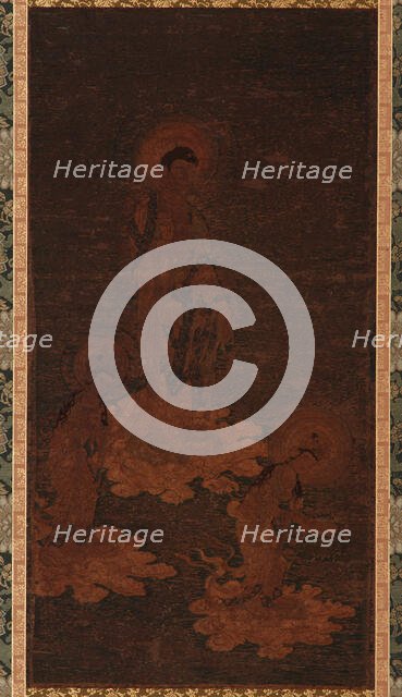 Buddha Amida's welcoming descent, Kamakura period, (14th century?). Creator: Unknown.