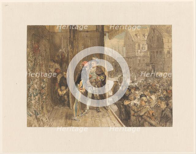 Fair theater, 1869. Creator: Charles Rochussen.