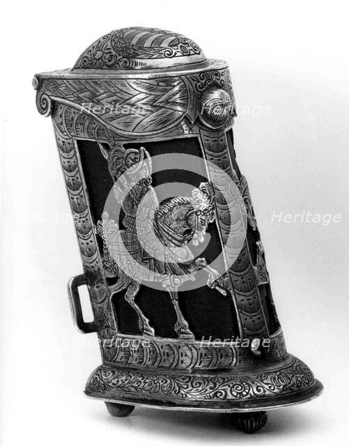 Cartridge Box Made for the Bodyguard of the Prince-Elector of Saxony, German, Saxony, c1590-1600. Creator: Unknown.