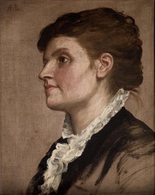 Portrait de femme, c1880. Creator: Alphonse Legros.