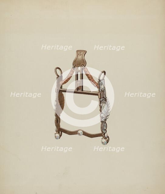 Eagle Bit, c. 1938. Creator: Frank C. Barks.