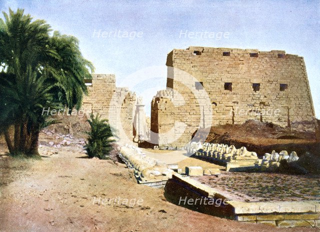 Grand Temple of Amun-Re, Karnak, Luxor, Egypt, 20th Century. Artist: Unknown