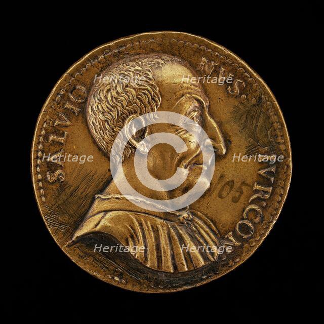Luca Salvioni, died 1536, Paduan Jurist [obverse]. Creator: Giovanni da Cavino.