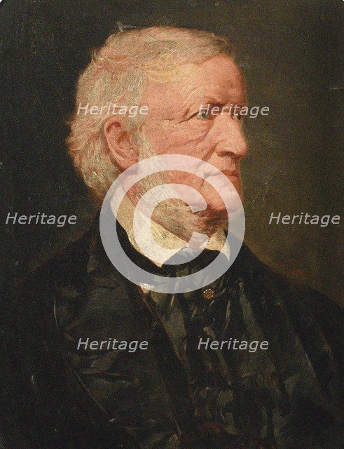 Portrait of the Composer Richard Wagner (1813-1883).