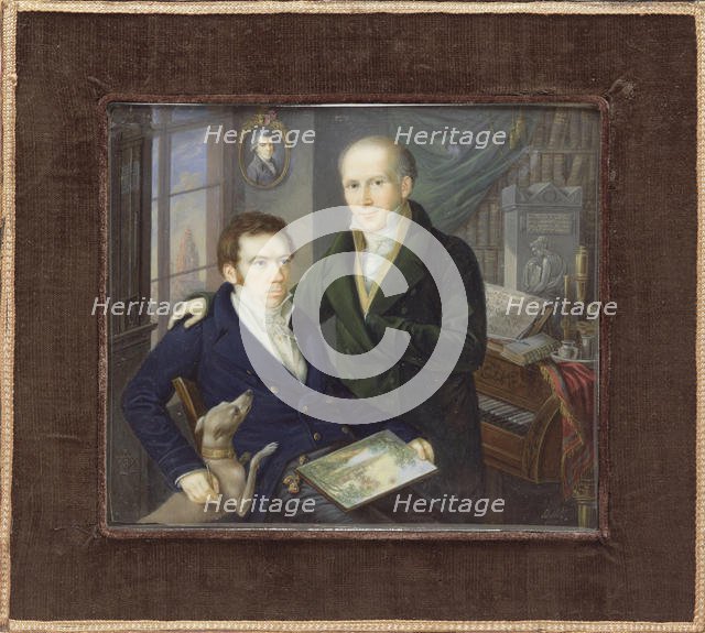 Joseph and Karl August von Klein, ca. 1810-15. Creator: Heinrich Franz Schalck.