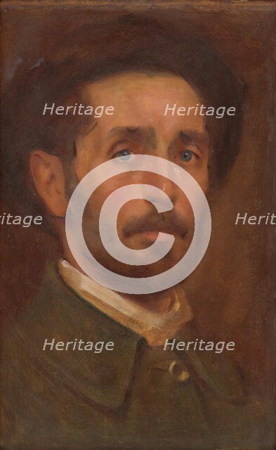 Self-Portrait, around 1900. Creator: Milan Thomka Mitrovsky.