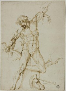 Marsyas Tied to a Tree, c. 1550. Creator: Unknown.
