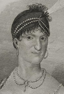 Maria Luisa of Parma (1751-1819), 1851.  Creators: Miranda, Martínez.