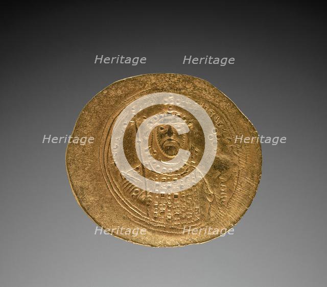 Nomisma with Constantine IX Monomachus (reverse), 1042-1055. Creator: Unknown.