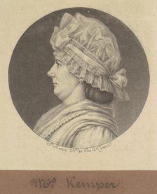 Elizabeth Marius Kemper, 1797. Creator: Charles Balthazar Julien Févret de Saint-Mémin.