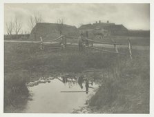 A Marsh Farm, 1886. Creator: Peter Henry Emerson.
