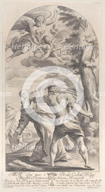 Martyrdom of a saint, 1693., 1693. Creator: Nicolas Dorigny.