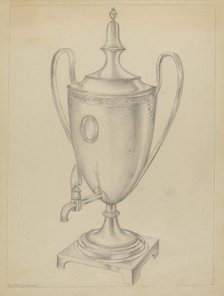 Silver Urn, c. 1936. Creator: Hester Duany.