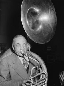 Portrait of Sy Sinclair, 1938. Creator: William Paul Gottlieb.