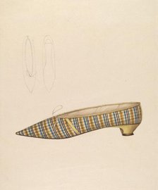 Slipper, 1935/1942. Creator: Dorothy Gernon.