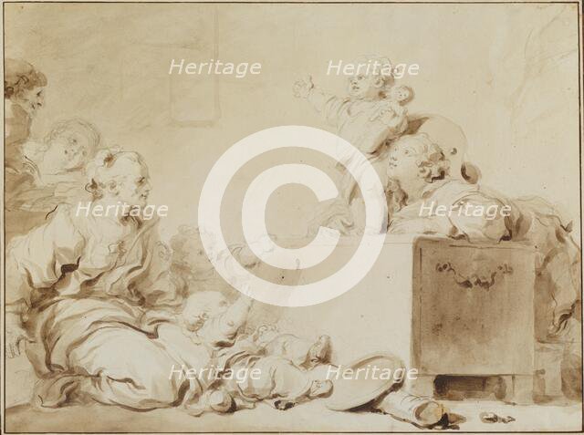 The Little Preacher, late 1770s. Creator: Jean-Honore Fragonard.