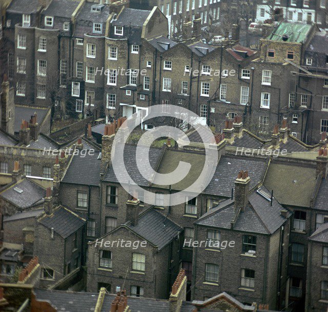 19th century houses in London, 19th century. Artist: Unknown