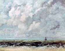 'Marine Landscape', c1840-1877. Artist: Gustave Courbet