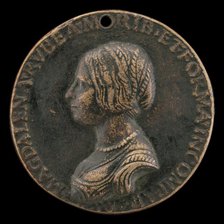 Maddalena Rossi [obverse], probably c. 1500/1530. Creator: Unknown.