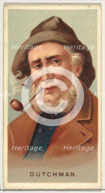 Dutchman, from World's Smokers series (N33) for Allen & Ginter Cigarettes, 1888. Creator: Allen & Ginter.