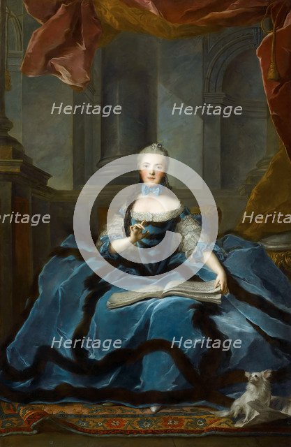 Princess Marie Adélaïde of France (1732-1800). Artist: Nattier, Jean-Marc (1685-1766)