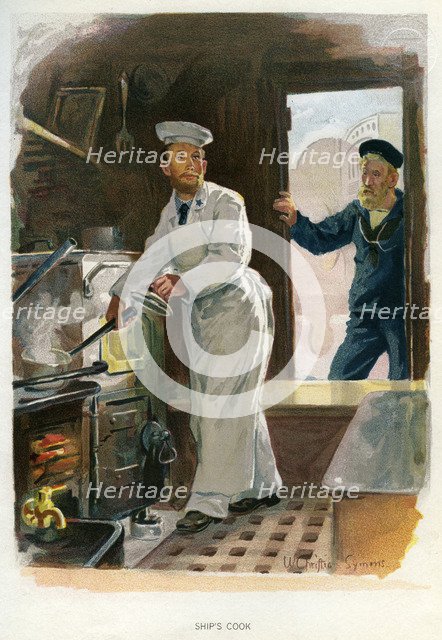 Ship's cook, c1890-c1893. Artist: William Christian Symons