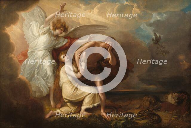 The Expulsion of Adam and Eve from Paradise, 1791. Creator: Benjamin West.