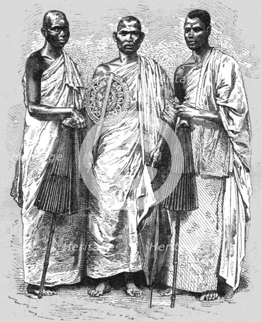 'Buddhist Priests; Four Months in Ceylon', 1875. Creator: Unknown.