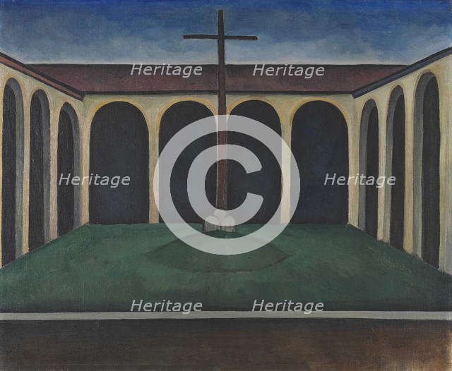 Cloister I, 1913. Creator: Kanoldt, Alexander (1881-1939).